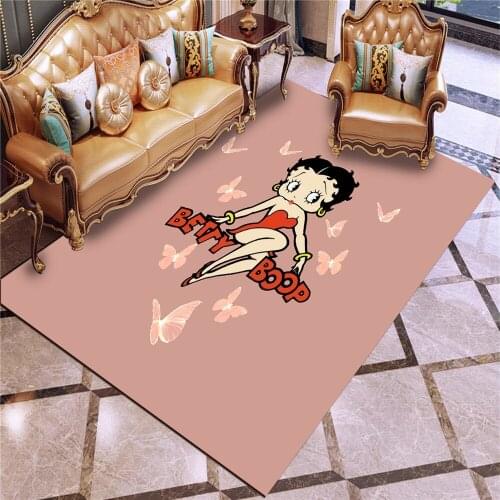 3D Printing Fashion Girls Carpet Easy To Take Care of Water Absorption and Anti Slip Bathroom Mat Living Room Decorative Carpet