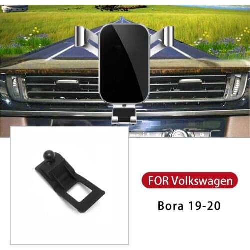 Car Phone Holder With Rotating For Mobile Cell Phone iPhone GPS Aotomobiles New Interior Stand For VW Volkswagen Bora 19-20