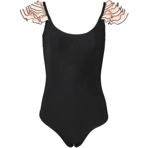 Черные слитные купальники Cutseber China At AliExpress