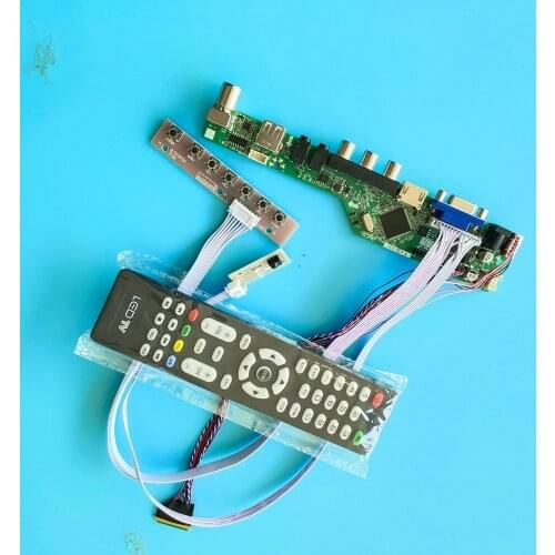 Kit for LP133WH2 TL Display Monitor Controller Board 1366x768 Screen USB 40pin Audio VGA LCD LED HDMI LVDS Remote TV AV Panel