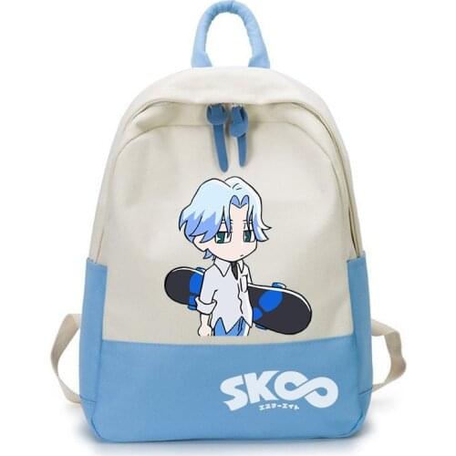 Anime SK8 The Infinity Cosplay Cartoon Unisex Backpack Canvas Students School Bag Laptop Rucksack Knapsack Teenager Travel Gift