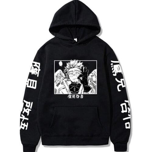2021 Harajuku My Hero Academia Unisex Hoodies Japanese Anime Hawks Printed Mens Hoodie Streetwear Casual Sweatshirts