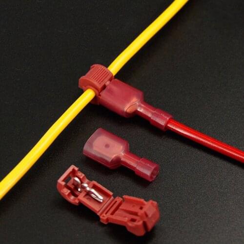 20pcs/10set Wire Cable Connectors Terminals Crimp Scotch Lock Quick Splice Electrical Car Audio 22-10AWG 0.5-1mm Kit Tool Set