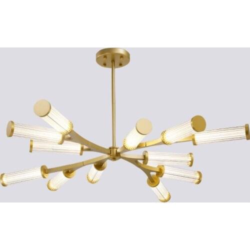 Living room lamp post-modern art personality simple atmospheric restaurant bedroom villa bedroom branch droplight