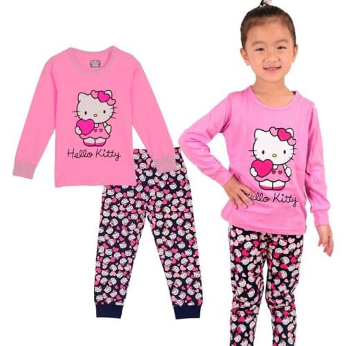 HOT sell 2020 cotton brand girls boy Pajamas sets Comfortable soft baby Pyjamas kids clothes cartoon sleepwear Children clothing