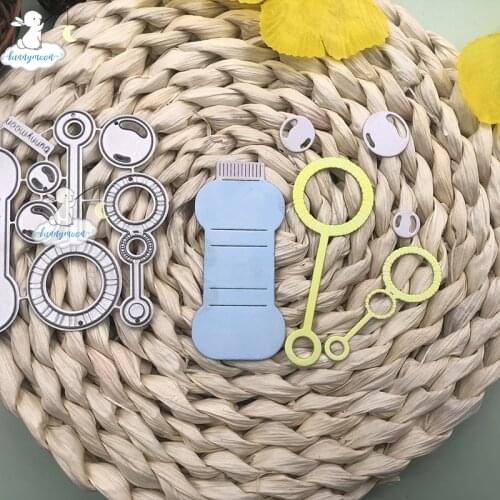 Bunnymoon Bubble water Metal Cutting Dies Stencils For Scrapbooking Photo Album Decoration Embossing Paper Card Craft