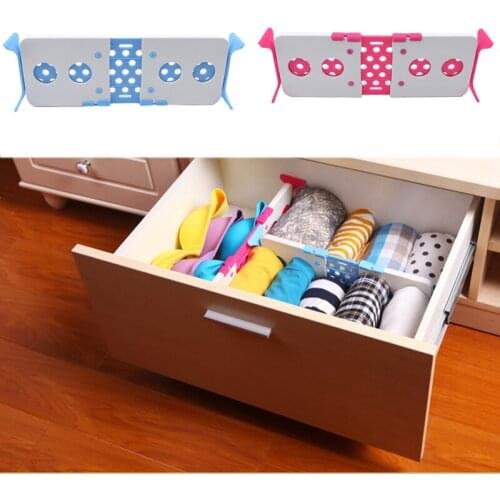 Multi-Purpose DIY Home Office Kitchen Plastic Adjustable Drawer Dividers Organizer Storage Partition Board