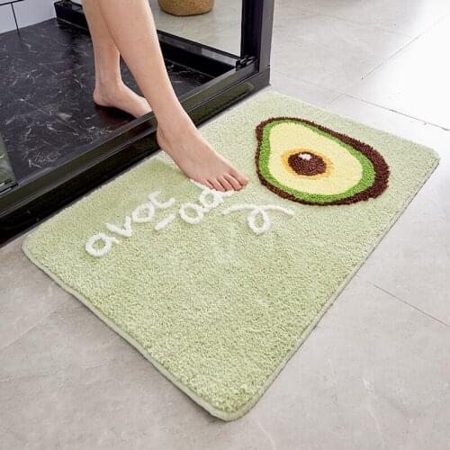 Cartoon Anti-Slip Home Bathroom mat Super Absorbs Rectangular Toilet Floor Mat Indoor Hallway Carpet Living Room Entrance Rug