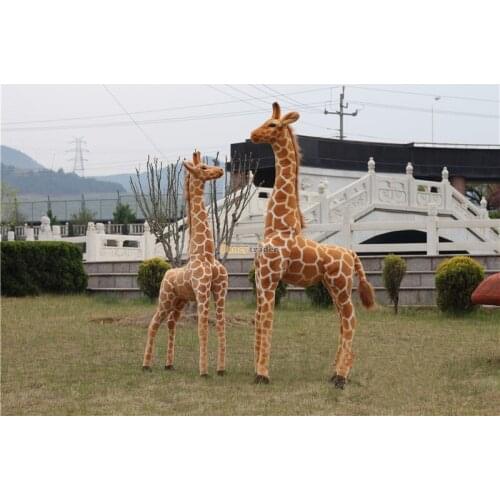 Fancytrader 2015 New Very Kawaii Giraffe Toy 47'' 120cm Lovely Plush Giant Soft Stuffed Simulated Giraffe, Free Shipping FT90285