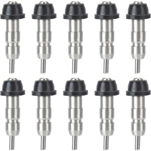 10Pcs Stainless Steel Chicken Drinker Poultry Waterer Water Drinking Nipple Farm Supplies Chicken Waterer Nipple Drinkers Farm