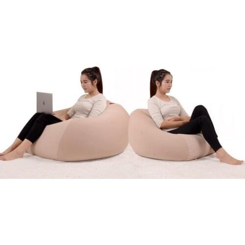 Factory direct large section of unencoded lazy sofa bean bag creative beanbag tatami yield lazy sofa, COVER Only No filler