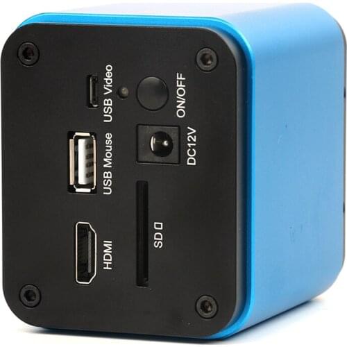 1080P 60fps HDMI USB Video Microscope Camera SD Card Video Recorder SONY Sensor IMX185 IMX290 For Biological stsreo Microscope