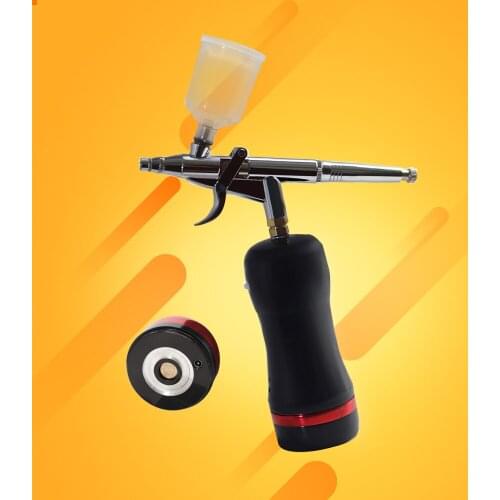 Air Compressor Private Label Customized Mini Airbrush Replace Battery Personal Trigger Oxygen Big Capacity Ink Cup Spray Gun