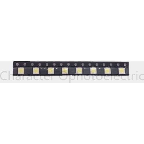 100PCS/Lot 1W /2W 3535 3V /6V SMD LED Beads Cold white 90Lm High power for LCD/TV Backlight
