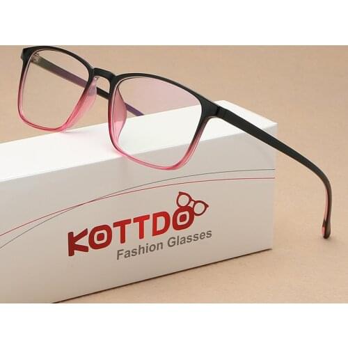 2021 Square Women Plastic Eyeglasses Frames Optical Eye Glasses Frame Men Transparent Clear Lens Oculos De Grau Feminino