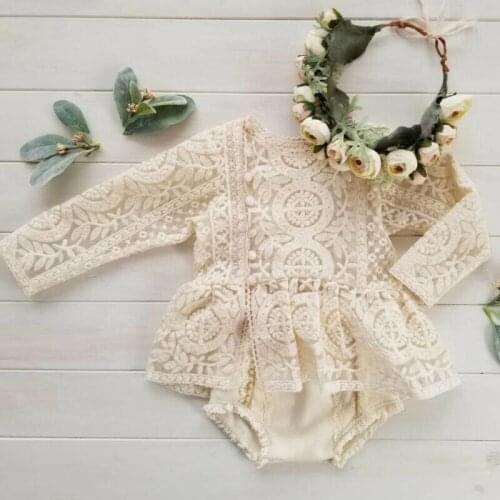 2021 Summer Cute Baby Bodysuits Newborn Baby Girl Sleeveless Long Sleeve Lace Romper Jumpsuit Tutu Dress Outfits Clothes 0-24M