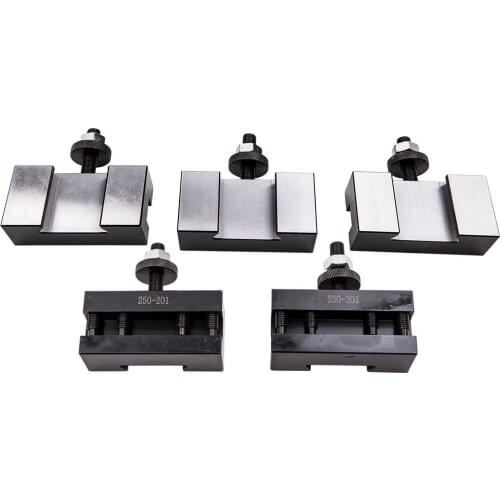 250-201 5pcs Quick Change Turning Facing Tool Post Holder for BXA Tool Holder Steel 250201