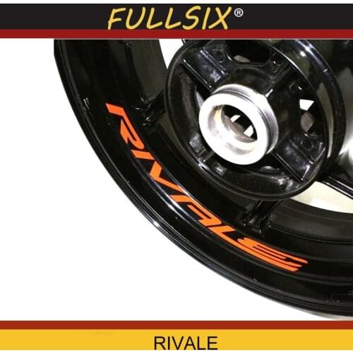 Seven colors 8X CUSTOM INNER RIM DECALS WHEEL Reflective STICKERS STRIPES FIT Agusta Rivale