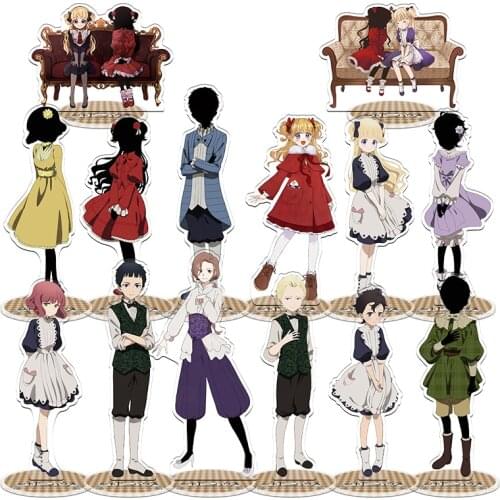 Anime SHADOWS HOUSE Emilyko Mia Lou Kate Acrylic Stand Figure Model Plate Display Desk Decorate Cosplay Accessories Gifts