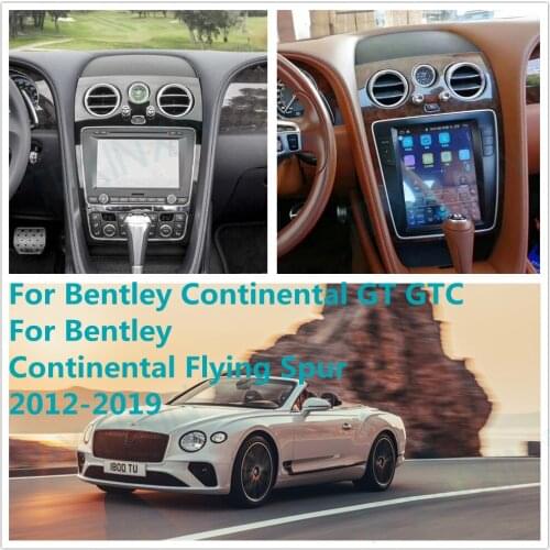 For Bentley Continental GT GTC Supersports Fly Spur 2012Android 10 Carplay Radio Player Car GPS Navigation Head Unit Car Stereo