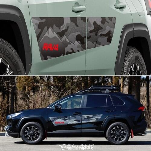 Car Sticker For Toyota New RAV4 2019-2020 Body Exterior Decorative Sticker RAV4 Modified Supplies Sticker Appearance Film