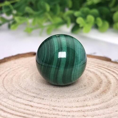 10mm/12mm/14mm Natural Stone Malachite Loose Beads Green Round Single Bead for Bracelets Making DIY Jewelry Accessories 1pc