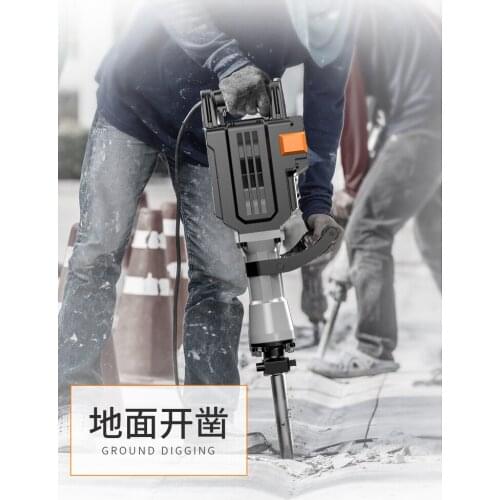 Household 95 Electric Demolition Hammer 220V 2000-3999W 76*35*31cm 2800W Renovation Team 18kg 30MM 50hz AC