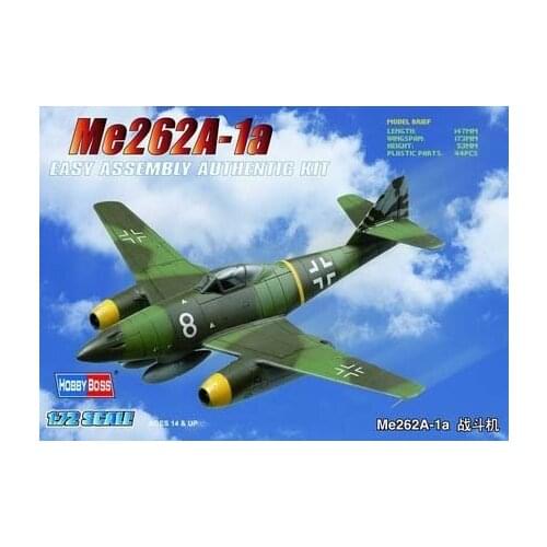 1:72 WWII Germany Me262A-2a Fighter Military Aircraft Plastic Assembly Model Aircraft Toy