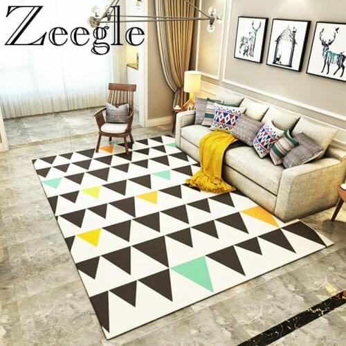 European Style Carpet For Living Room Modern Anti-Slip Floor Carpet Kids Bedroom Bedside Rugs Large Size 120X160cm