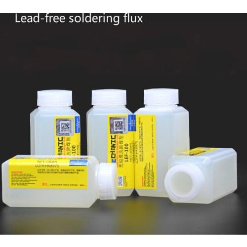 MECHANIC LEF-100 Repair Liquid Lubricant Lead-Free Solder Paste Low Odorless No Clean Environmental protection welding flux