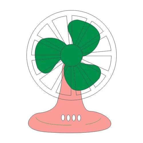 Metal Electric fan paper die cutting dies for Scrapbooking/DIY Easter wedding Halloween Easter card