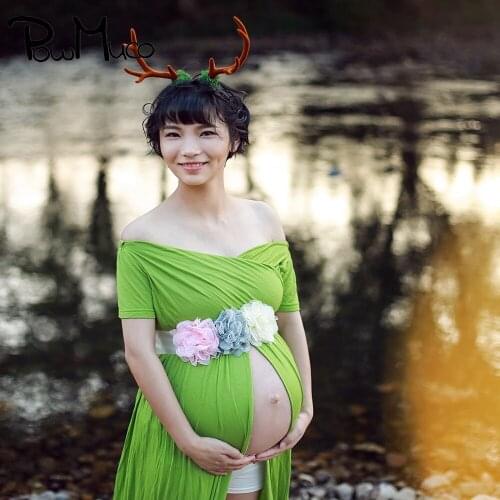 Powmuco Fashion Lace Flowers Maternity Belts Bridesmaids Dress Sash DIY Party Clothing Decoration Photography Props Holiday Gift