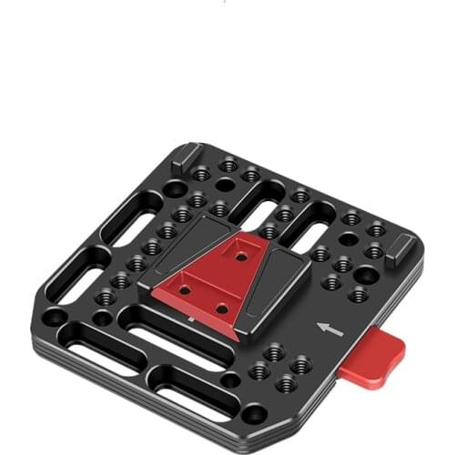 Camfoto V-Lock Assembly Kit Pocket V-Mount Quick Release Battery Plate for Video Photograph Shooting
