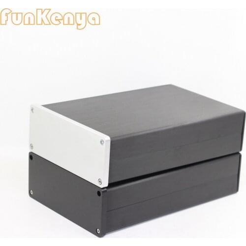 New On Sale 1707 Full Aluminum Chassis Blank Panel Amplifier Case Preamp Enclosure DAC DIY Box Small Size W172 H70 L261