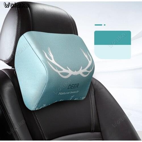 Memory Foam Car Headrest Neck Pillow Support kst Car Pillow Memory Cute Interior Supplies 3D Support CD50 Q01