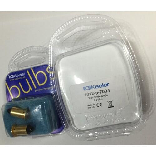 Direct Ophthalmoscope Bulbs 1012-P-7004 3.6V Wide Angle Twin Mag Bulb