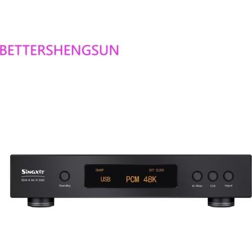 SDA-6 DAC decoder ship decoding, NOS native direct solution, DSD512, AK4499