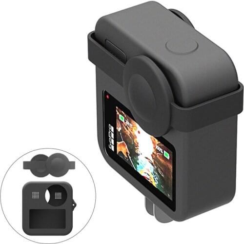 Silicone Case Protector for GoPro Max Camera Protective Cover Lens Cap for GoPro MAX Action Panoramic Cameras Accessories Set
