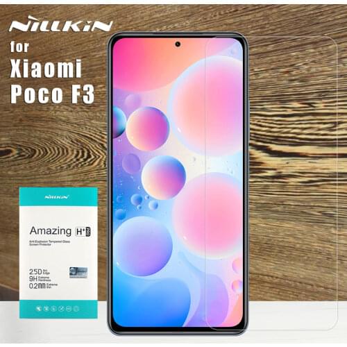 Nillkin for Xiaomi Poco F3 Glass Tempered Glass 2.5D 9H Pro Plus Film Screen Protector for Xiaomi Poco F3 5G NFC
