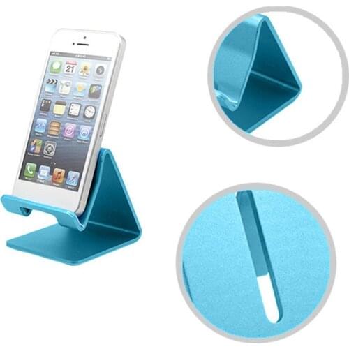 Universal Portable Aluminum Mobile Phone Stand Bedside Desktop Holder Lazy Bracket For Xiaomi Samsung Huawei iPhone Tablet