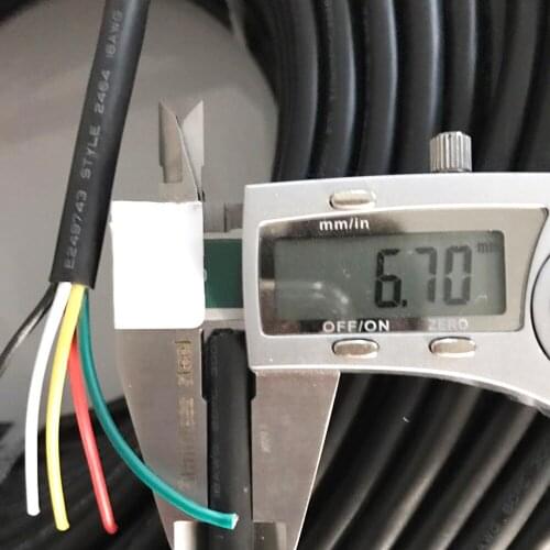 USB type-c connector Wire UL 2464 2C/3C/ 5C 18AWG Multi-core PVC Jacket Cable Tinned Copper Wire Audio Cable power Cable Wire