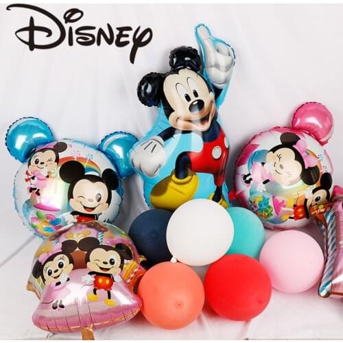 Disney Classic Cartoon Anime Mickey Mouse Allotype Aluminum Balloons Baby Shower Decoration Children Birthday Party Supplies Toy