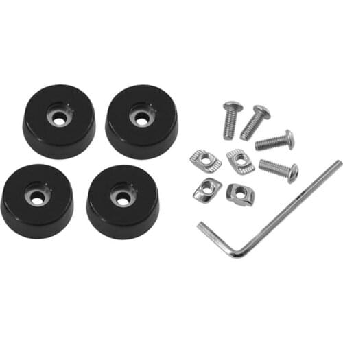 4 Sets Antivibration Feet For i3 MK3 Printer Kit Anti-vibration Rubber Landing Mat Feet For 2020 Profile 3D Printer Parts P82A