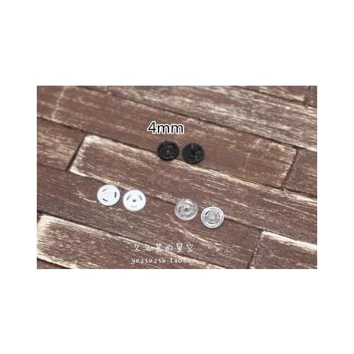 Free shipping 100pcs/lot wholesale BJD Doll clothing accessories mini button small buckles 4MM snap button deduction blyth azone
