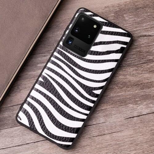 Phone Case For Samsung S7 Edge S8 S9 S10 plus Note 8 9 10 Plus A10 A20 A30 A40 A50 A70 For A5 A7 J7 A8 2018 Zebra pattern Case