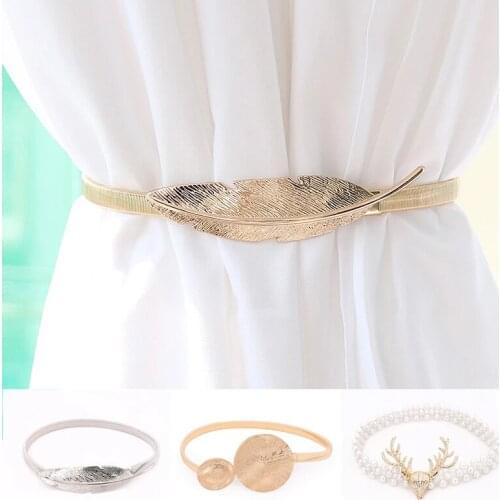 Golden Silver Curtain Holder Hooks Elk Leaves Pearl Curtain Tieback Buckle Clips Christmas Home Decoration Accessories