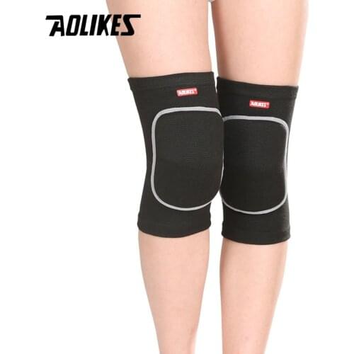 AOLIKES 1 Pair Volleyball Knee Pads Dance Football Skate Knee Brace Protector Sports Safety Kneepad Training Knee Support