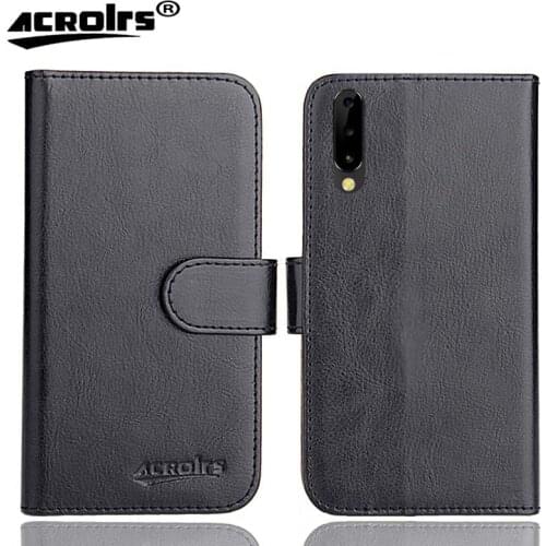 XGODY P30 Case 6" 6 Colors Flip Soft Leather Crazy Horse Phone Cover Stand Function Cases Credit Card Wallet