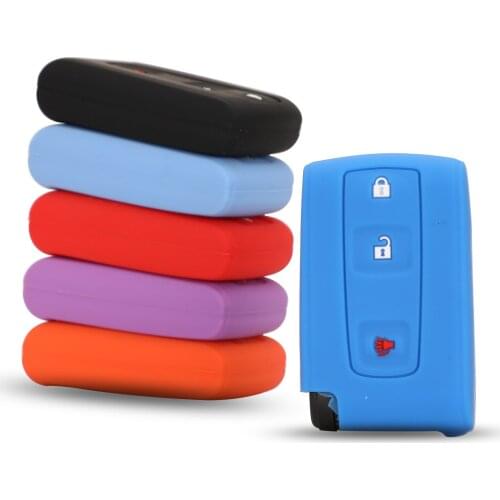 Jingyuqin New 15pcs 3 Buttons Remote Car Key Case Cover Holder For Toyota Prius Crown Avensis Verso Remote Smart Key Fob