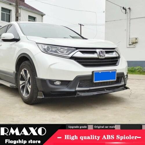For Honda CRV Body kit spoiler 2017-2019 For CRV ABS Rear lip rear spoiler front Bumper Diffuser Bumpers Protector
